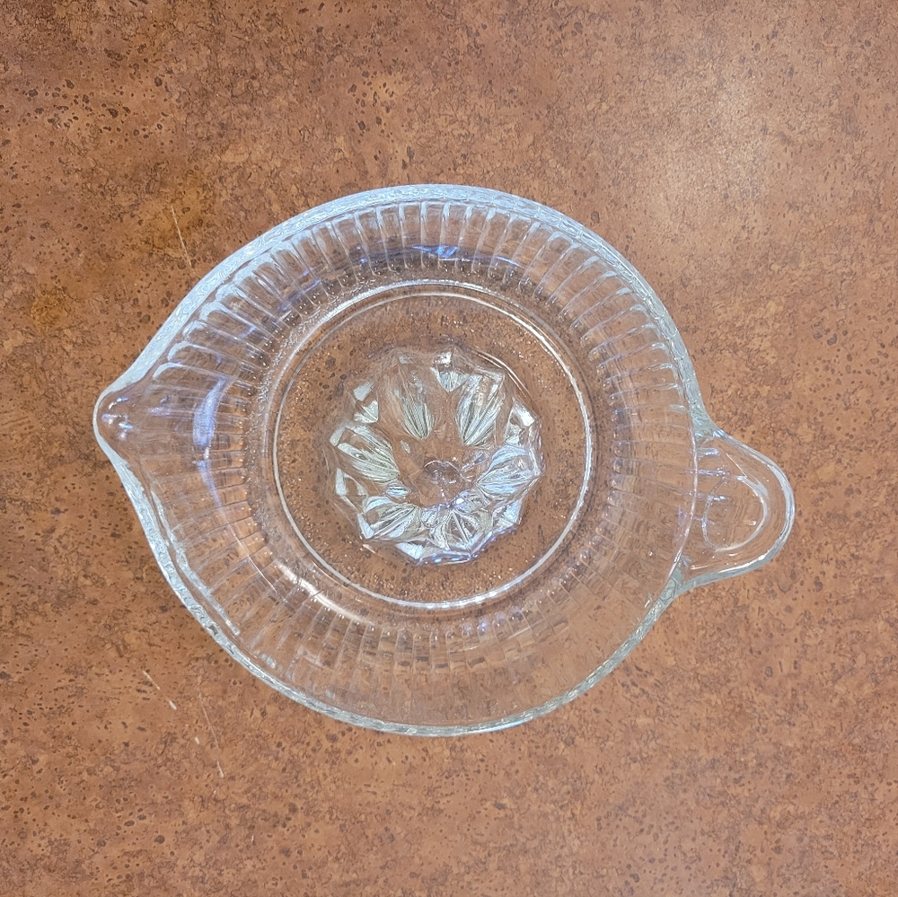 Vintage Large Glass Citrus Juicer